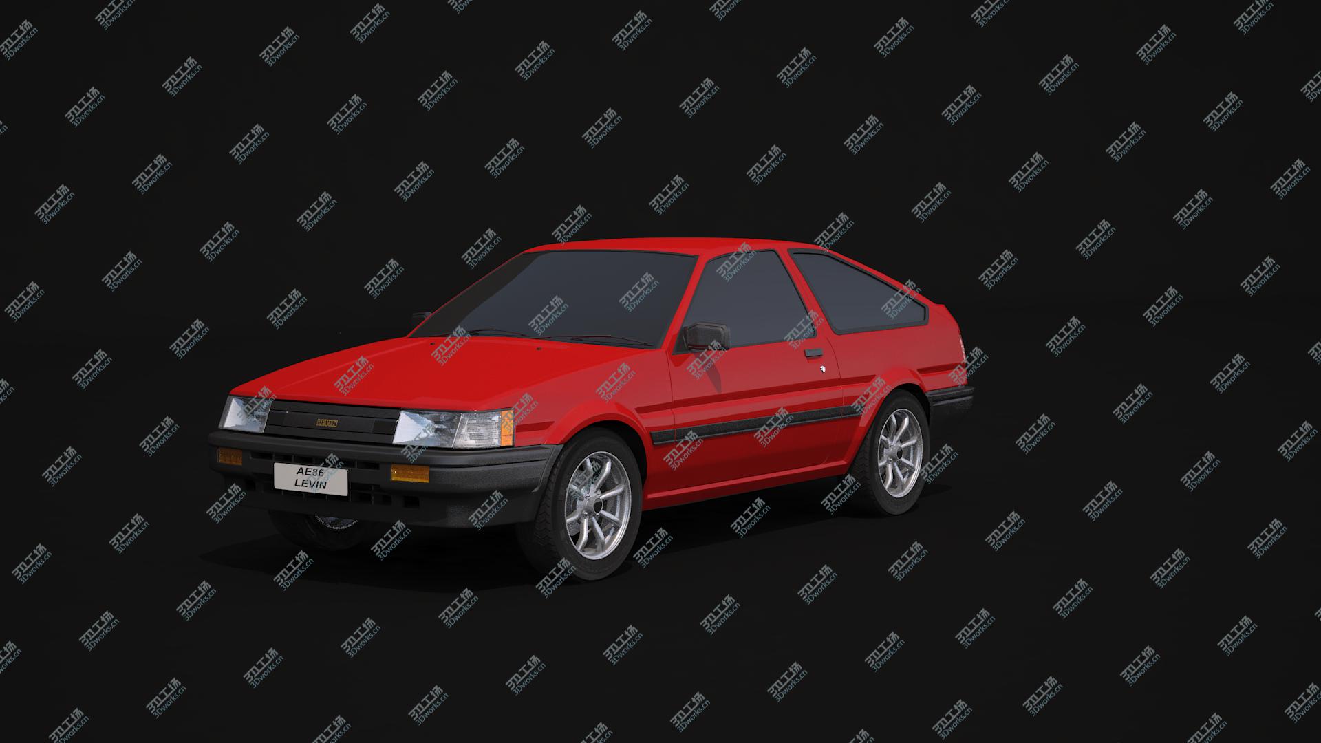 images/goods_img/2021040233/Toyota AE86 Levin - No Interior 3D/2.jpg